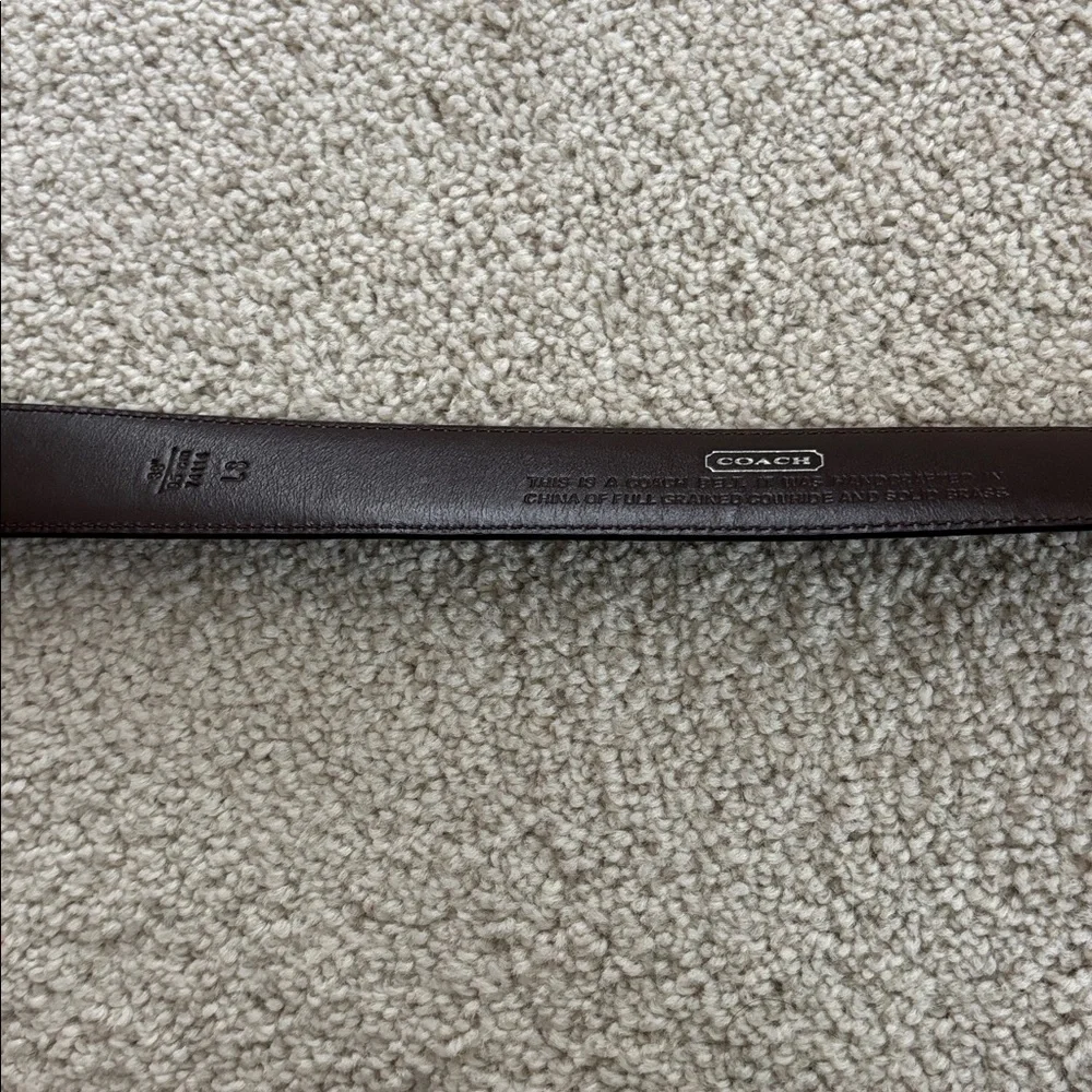 Brown Coach belt - Picture 3 of 5